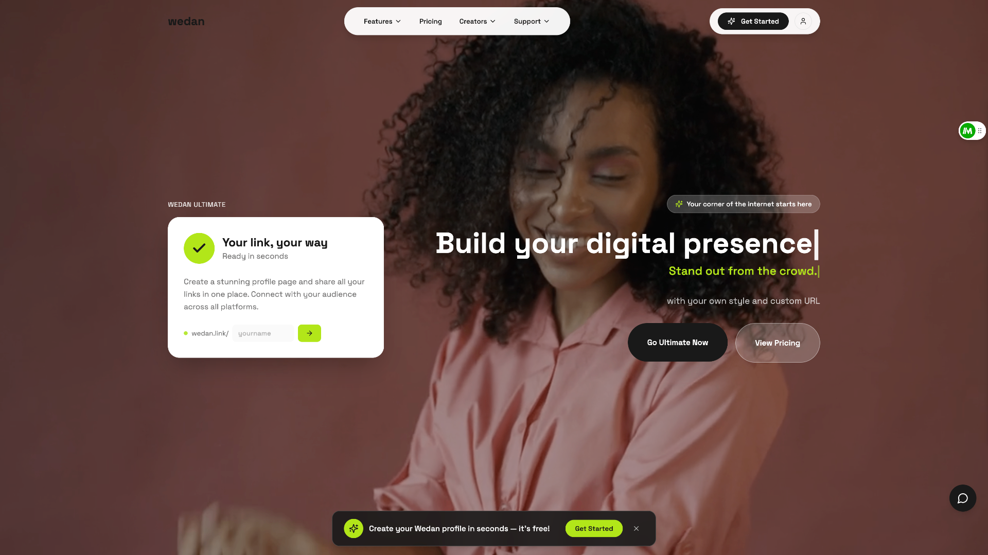 Wedan — Your link, your way.